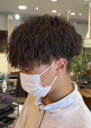 パーマ メンズ 年間2000名担当◎ パーマ職人/仲原佑樹のヘアスタイル