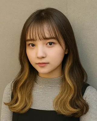 ロング カラー ヘアアレンジ 銀座/インナーカラー /髪質改善/せいぎのヘアスタイル