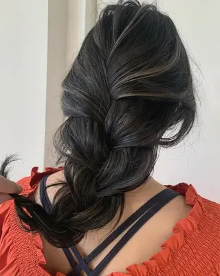 ロング カラー ヘアアレンジ ネイル マツエク・マツパ 髪質改善land千葉所属・阿部 圭悟のヘアスタイル