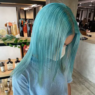 ミディアム カラー 透明感🎀艶髪 💞まいか🎶のヘアスタイル