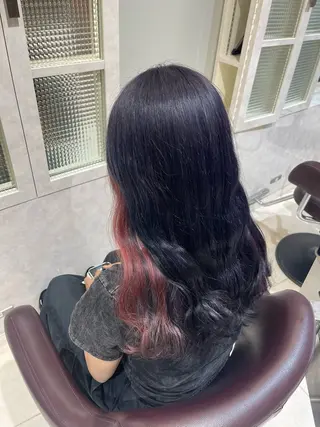 ロング カラー mana/メンズ/ ヘアセット/ブリーチのヘアスタイル