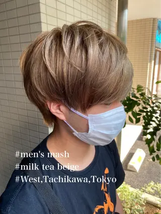 ショート カラー メンズ 竹嶌 健吾のヘアスタイル