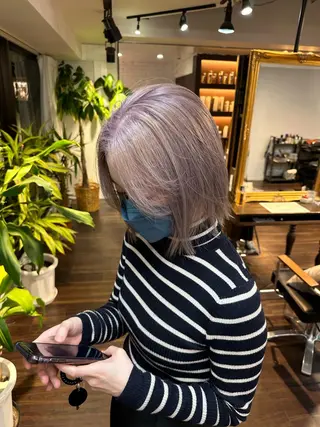 ショート カラー ワンホンヘア ケラチン/Kaitoのヘアスタイル