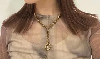 ミディアム hoNua. 栄/透明感カラーのヘアスタイル