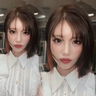 ショート カラー Pocket仙台 💚モエリのヘアスタイル