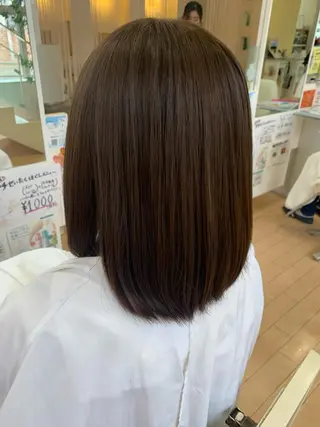 ミディアム カラー 美容しょうへいの店所属・吉川 茉由子のヘアスタイル
