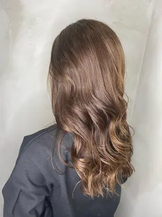 ロング カラー ヘアアレンジ Belle hair Design青野大貴のヘアスタイル