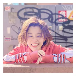 ミディアム カラー 菊池大一 溝の口パーマのヘアスタイル