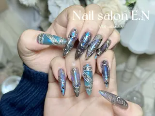 ネイル E.N🦋 長さ出し/持ち込みのネイルデザイン