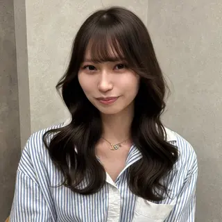 セミロング カラー VIEW YOKOHAMA所属・透明感カラー ／kana‎🤍のヘアスタイル