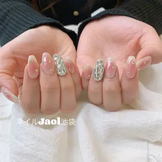 ミディアム nail jaol池袋店所属・ネイルJaol 池袋のネイルデザイン