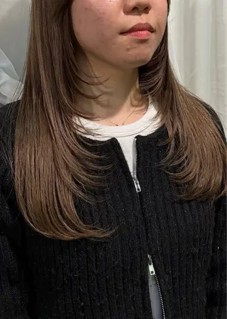 ロング カラー 🌟小出　倫花🌟 艶カラー／カットのヘアスタイル