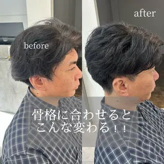 ショート パーマ メンズ RENA 【Earth】のヘアスタイル