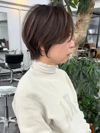 ショート ヨシミ カズヤのヘアスタイル