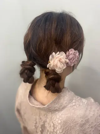 ロング ヘアアレンジ 🌷名駅／髪質改善 ヘアセット/モネ🌷のヘアスタイル