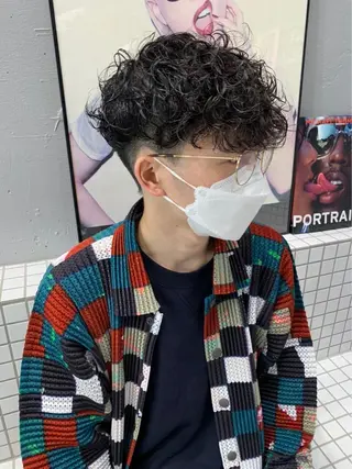 パーマ メンズ 新宿【メンズパーマ】 塩澤太一のヘアスタイル