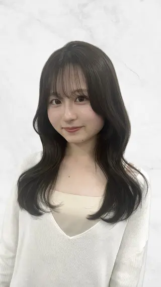 ロング 大人っぽ中韓レディ ヘア🤍MAOのヘアスタイル