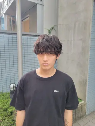 ミディアム パーマ fifth/渋谷/ パーマ/イクミのヘアスタイル