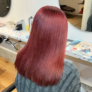 セミロング カラー Ami ブリーチ/ハイトーンのヘアスタイル