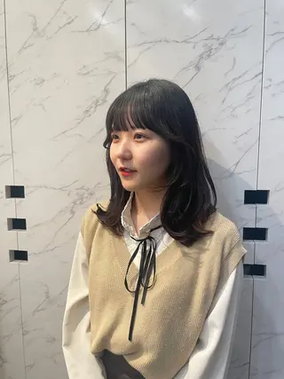 ロング miu /透明感カラーのヘアスタイル