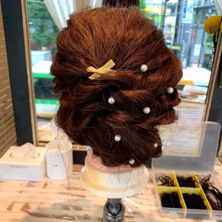 ヘアアレンジ 再現性×メンズヘア/ 表参道/MOMONEのヘアスタイル