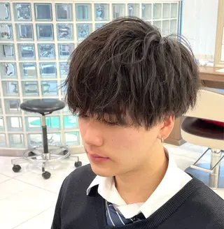 ショート パーマ メンズ 【メンズ特化】 池田大成✂︎のヘアスタイル