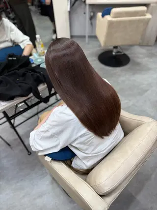 ロング 髪質改善/縮毛矯正 アンナ🍊のヘアスタイル