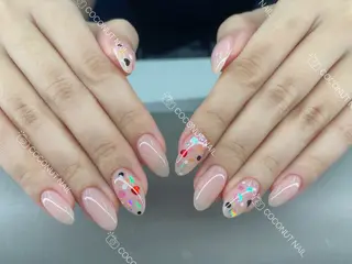 ネイル 神田 ココナッツのネイルデザイン