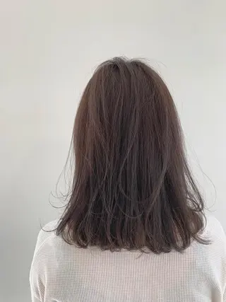 セミロング カラー パーマ ヘアアレンジ 加藤 綾華のヘアスタイル