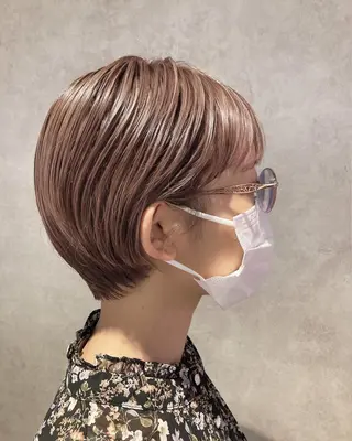 ショート カラー GO TODAY  SHAIRE  SALON   渋谷モディ所属・スキバサミを使わない カット🌼唯🌼のヘアスタイル