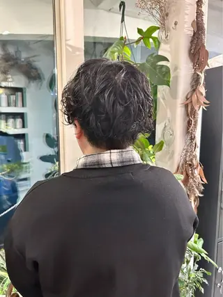 ショート パーマ 谷澤 朋佳のヘアスタイル