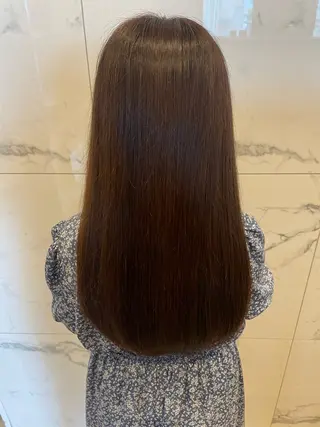 ロング 岡村 真子のヘアスタイル