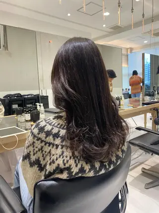 ロング 艶感/ナチュラル 🌿マアヤのヘアスタイル