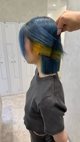 ショート カラー SALOWIN札幌大通り所属・札幌ブリーチカラー/ ダブルカラー/ドイのヘアスタイル