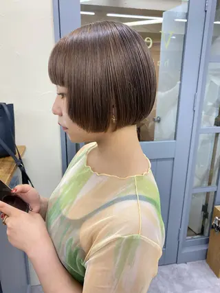 ショート 🍓🍒ダブルカラー モデルmio🍒🍓のヘアスタイル
