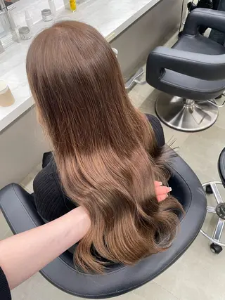 ロング カラー 🎀暖色/ラベンダー /paru🤍のヘアスタイル