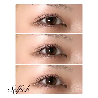 マツエク・マツパ eyelashsalonSelfish所属・. Selfishのマツエク・マツパデザイン