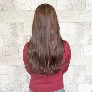 ロング カラー 村上 遥香 店長スタイリストのヘアスタイル