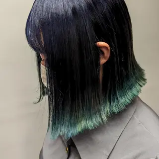 ミディアム カラー fuwat所属・秋葉原でカラーする なら🐉ちぇーたんのヘアスタイル