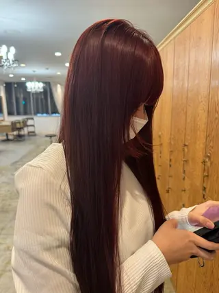 ロング カラー Defi【ディフィー】所属・defi/ rinaのヘアスタイル