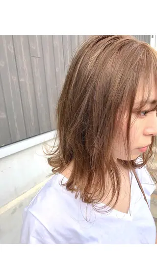ミディアム カラー umi所属・NAKAGAWA YUICHIのヘアスタイル