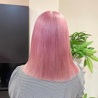 ミディアム ブリーチカラー特化 碇　英朗のヘアスタイル