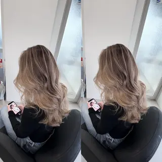 カラー シールエクステ/ 美髪カラー/茉央のヘアスタイル