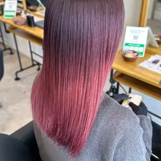 ロング カラー affect 上大岡所属・《髪質改善・縮毛矯正 /ブリーチ》坂本爽のヘアスタイル