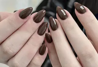 ネイル By moonネイル 🌷ワンホン/韓国風のネイルデザイン