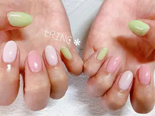 ネイル tRING＊ しいの木台のネイルデザイン
