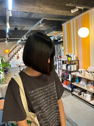 ミディアム 日比野 紅杏のヘアスタイル