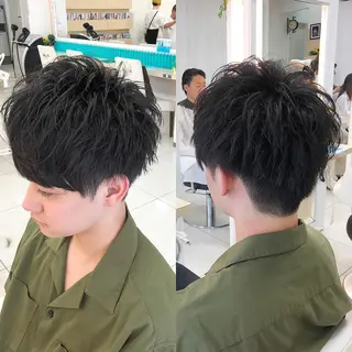 メンズ メンズパーマ特化 👑店長👑間宮👑のヘアスタイル