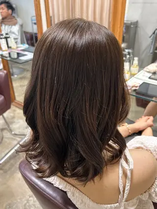セミロング 小此木 環のヘアスタイル