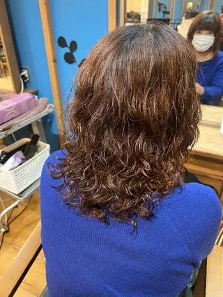 ミディアム 須永 優希のヘアスタイル